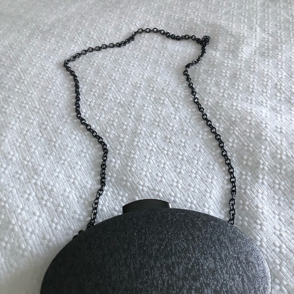 Small slate gray evening purse - Picture 3 of 3